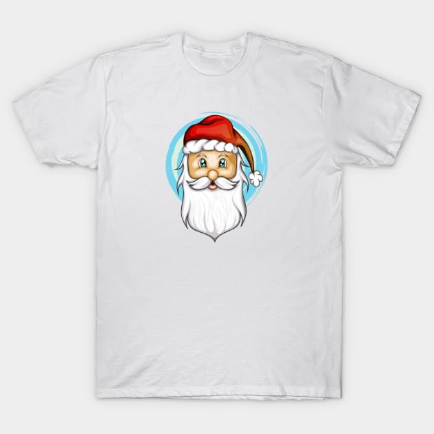 Colorful cartoon santa claus T-Shirt by klara_art